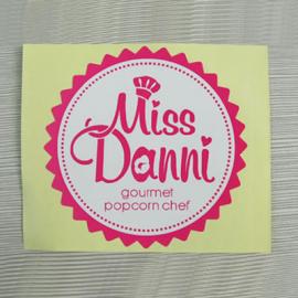 波浪花邊不干膠貼紙